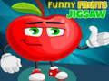 Játék Vicces gyümölcsök kirakós jigsaw online