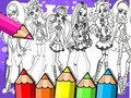 Játék Monster High kifestőkönyv  online
