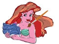 Játék 4GameGround Little Mermaid színezés  online