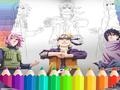 Játék Naruto Shippuden kifestőkönyv  online