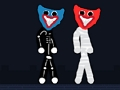 Játék Stickman Huggy hátborzongató ünnep  online