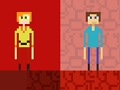 Játék Stickman Steve vs Alex Nether online