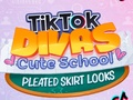 Játék TikTok Divas Aranyos iskolai redőzött szoknya megjelenés  online