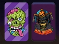 Játék Halloween Monsters memória online