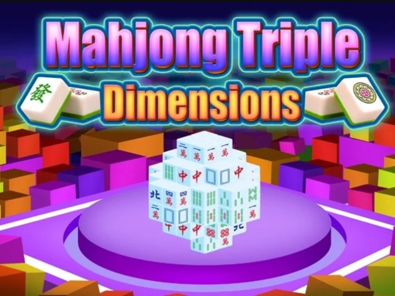 Játék Mahjong hármas dimenziók  online
