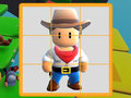 Játék Stumble Boys csúszó puzzle  online