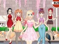 Játék Anime lányos öltöztetős játék  online