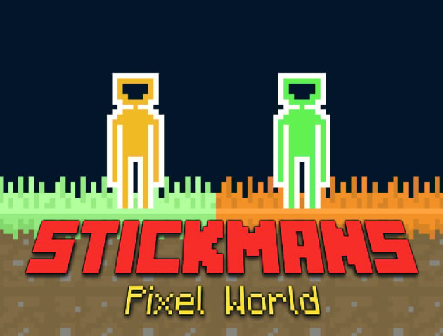Játék Stickmans Pixel World online