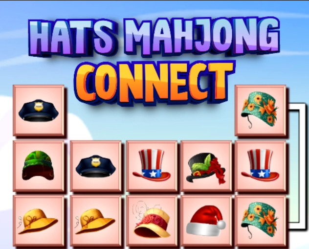 Játék Kalapok Mahjong Connect  online