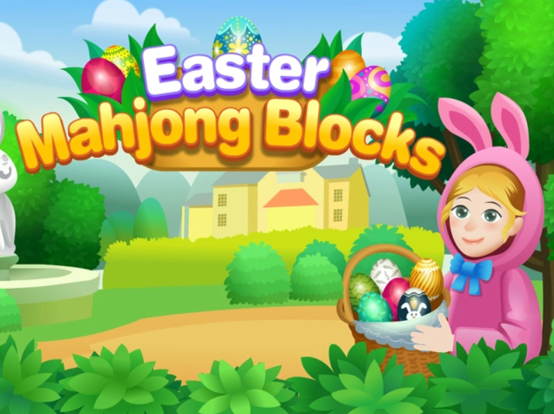 Játék Mahjong Blocks húsvét  online