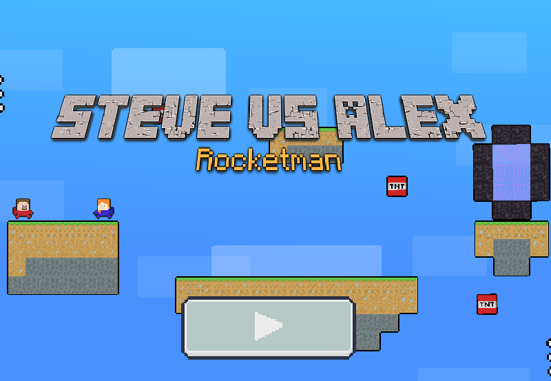 Játék Steve vs Alex Rocketman online