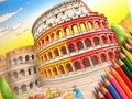 Játék Kifestőkönyv: A római Colosseum  online