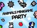 Játék Állatok Minigame Party online