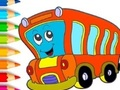 Játék Kifestőkönyv: Busz  online