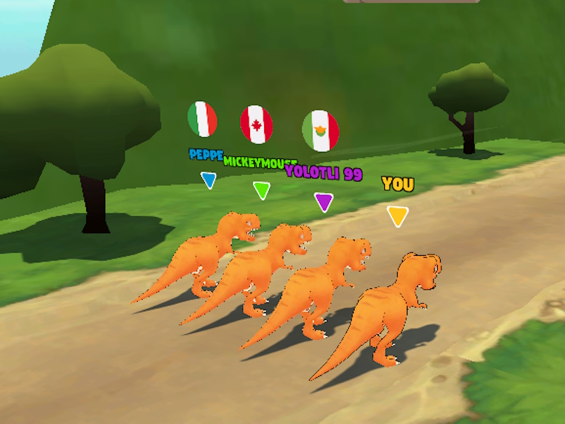 Játék Dinoszaurusz váltó futás online