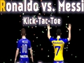 Játék Messi vs Ronaldo Kick Tac Toe online