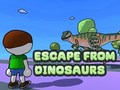 Játék Menekülés a dinoszauruszok elől  online