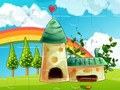 Játék Tavaszi illusztráció kirakós  online