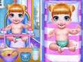 Játék Twins Lovely fürdési idő  online