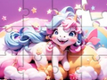 Játék Jigsaw Puzzle: Unikornis  online