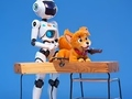 Játék Kifestőkönyv: Robot és kutya  online