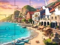 Játék Jigsaw Puzzle: Tengerparti város  online