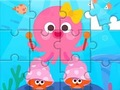 Játék Jigsaw Puzzle: Aranyos polip  online