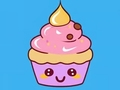 Játék Kifestőkönyv: Cupcake  online