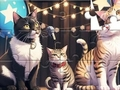 Játék Jigsaw Puzzle: Éneklő macska  online