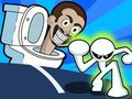 Játék Stickman vs Skibidi WC  online