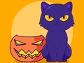 Játék Kifestőkönyv: Halloween Cat  online