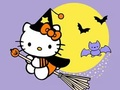 Játék Kifestőkönyv: Kitty Halloween  online