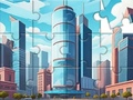 Játék Jigsaw Puzzle: Városi épületek  online