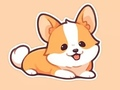 Játék Kifestőkönyv: Corgi  online