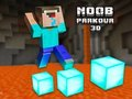 Játék Noob parkour 3d online