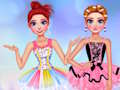 Játék Princess téli korcsolyázó ruhák  online