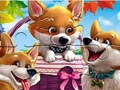 Játék Jigsaw Puzzle: Vicces Corgis  online