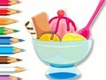 Játék Kifestőkönyv: Ice Cream Sundae  online