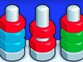 Játék Nuts Puzzle: Rendezés szín szerint  online