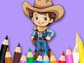 Játék Kifestőkönyv: Cowboy  online