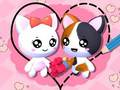 Játék Love Cat Draw Puzzle  online