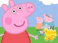 Játék Jigsaw Puzzle: Peppa a családdal  online