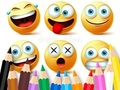 Játék Kifestőkönyv: Vicces Emoji  online
