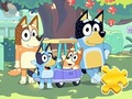 Játék Jigsaw puzzle: Bluey család online