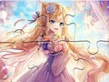 Játék Jigsaw Puzzle: Macska-lány  online