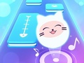 Játék Zene macska! Piano csempe játék 3D  online