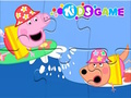 Játék Jigsaw puzzle: peppa sertés tengeri vitorlázás online