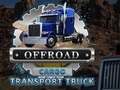 Játék Offroad teherszállító teherautó  online