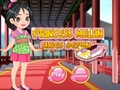 Játék Princess Mulan cipőtervezés  online