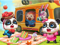 Játék Jigsaw puzzle: kis panda piknik online